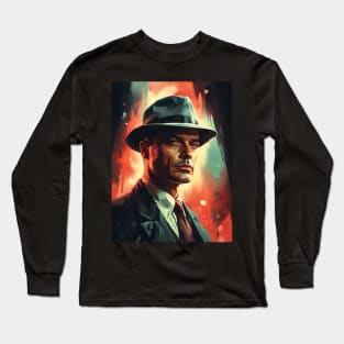 Noir Detective 1940’s Long Sleeve T-Shirt